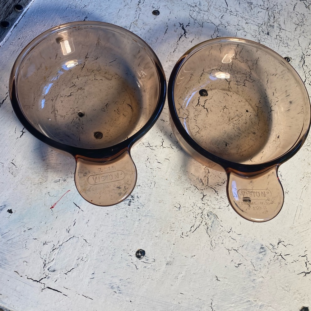 2 Visions Corning Amber Grab it 150 pans